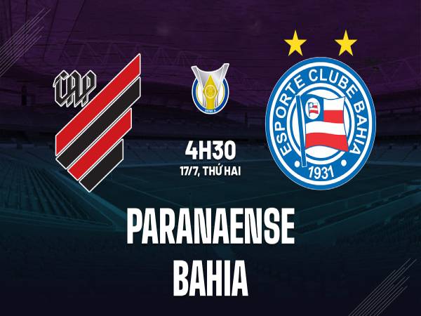 Nhận định dự đoán KQ Paranaense vs Bahia